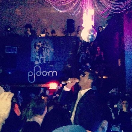 Plooming with Robin Thicke at NY Fashion Week